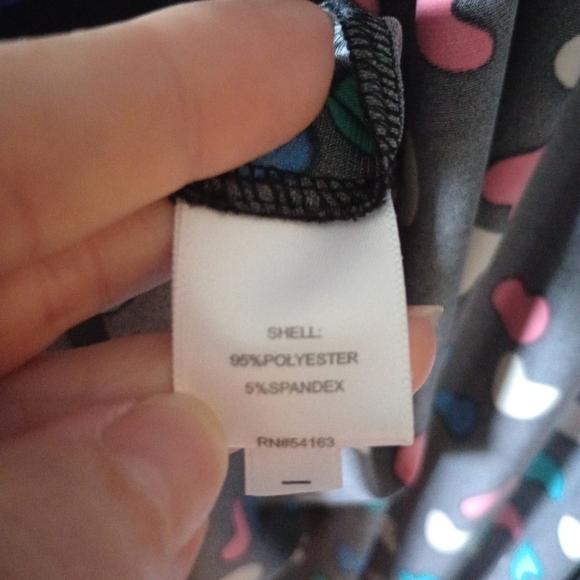 Vicky Tiel Heart Print Multicolor Wrap Dress Size Small - Picture 12 of 12